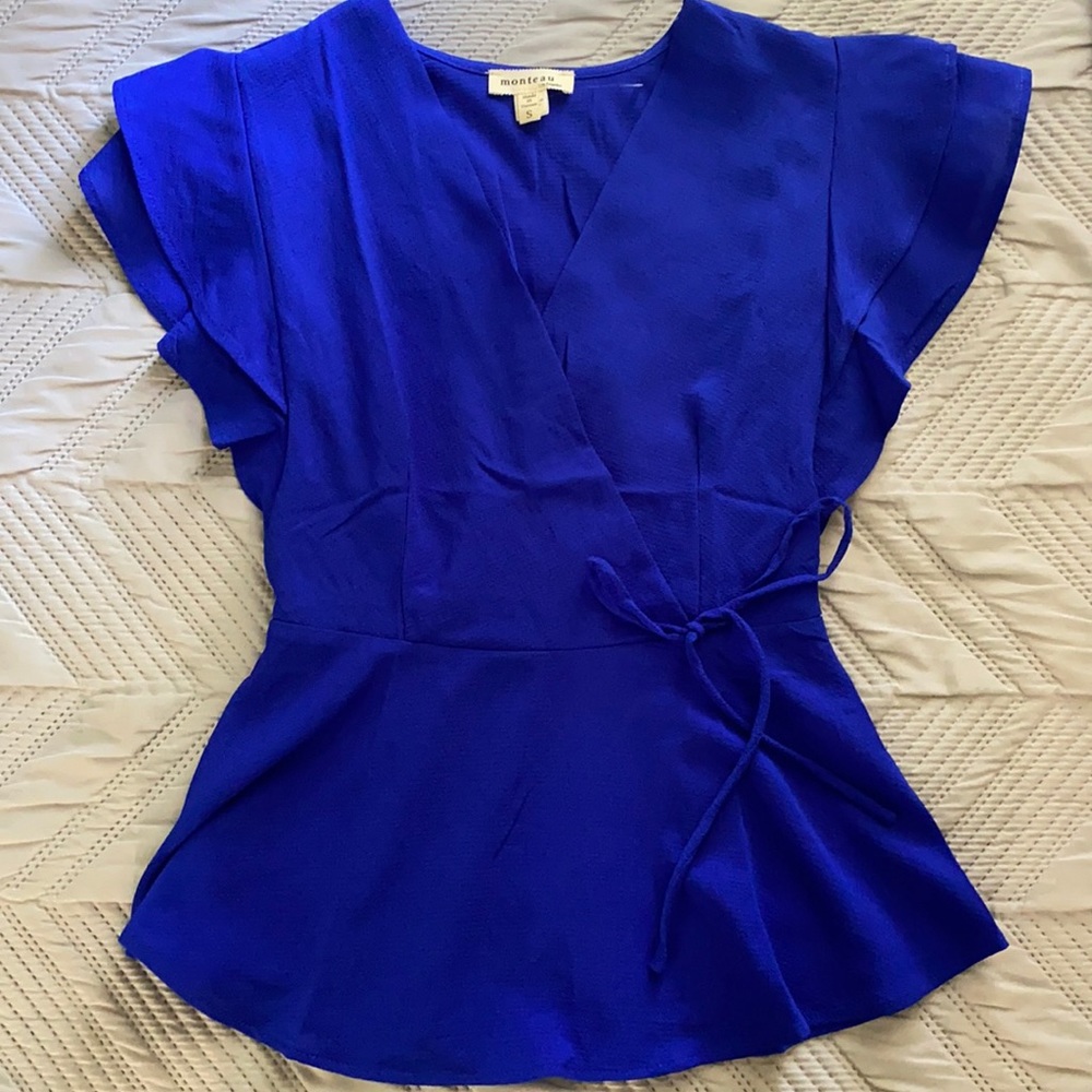 Royal Blue Blouse • Size S